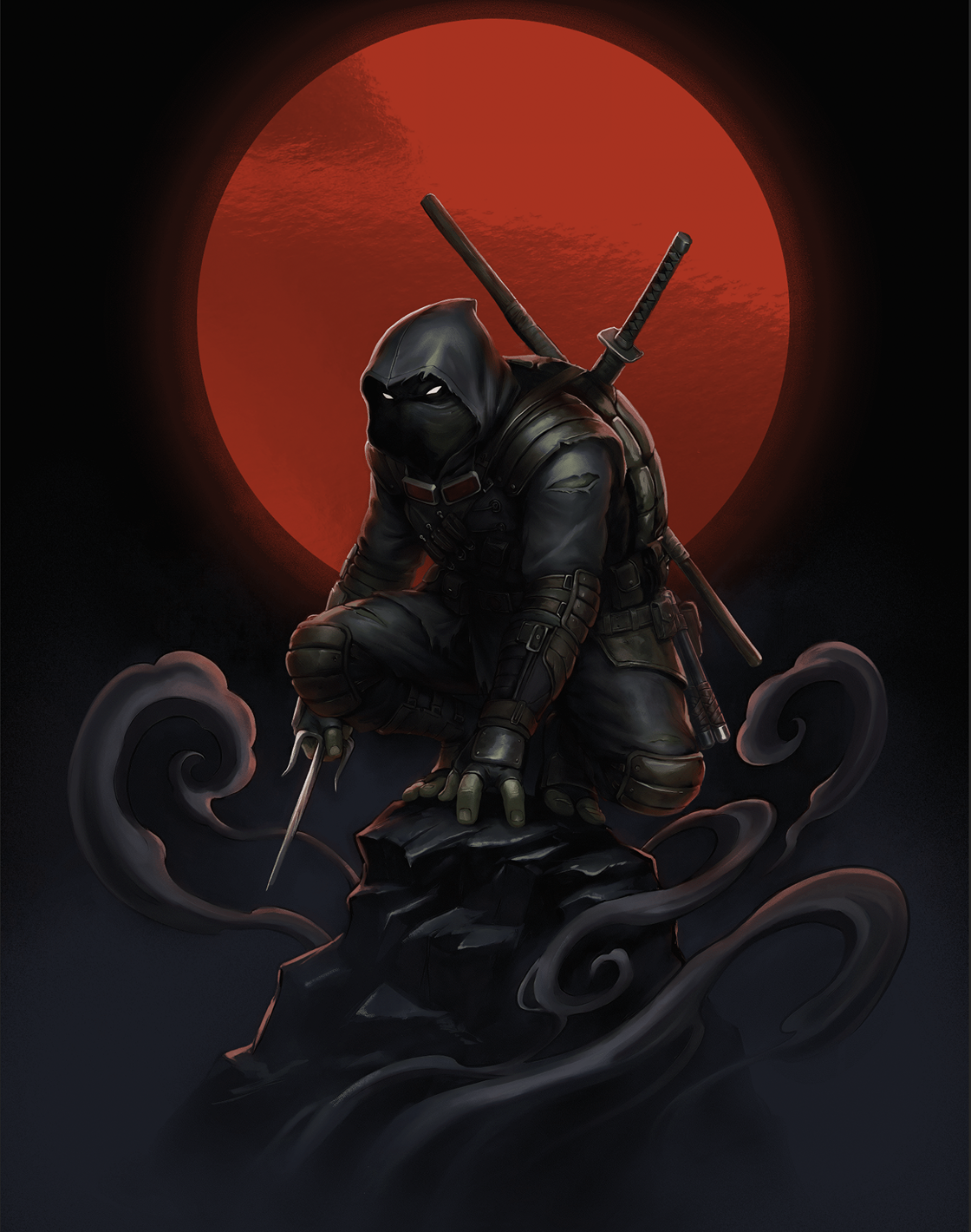 BossLogic x TMNT Last Ronin "Blood Moon" Limited Edition Print