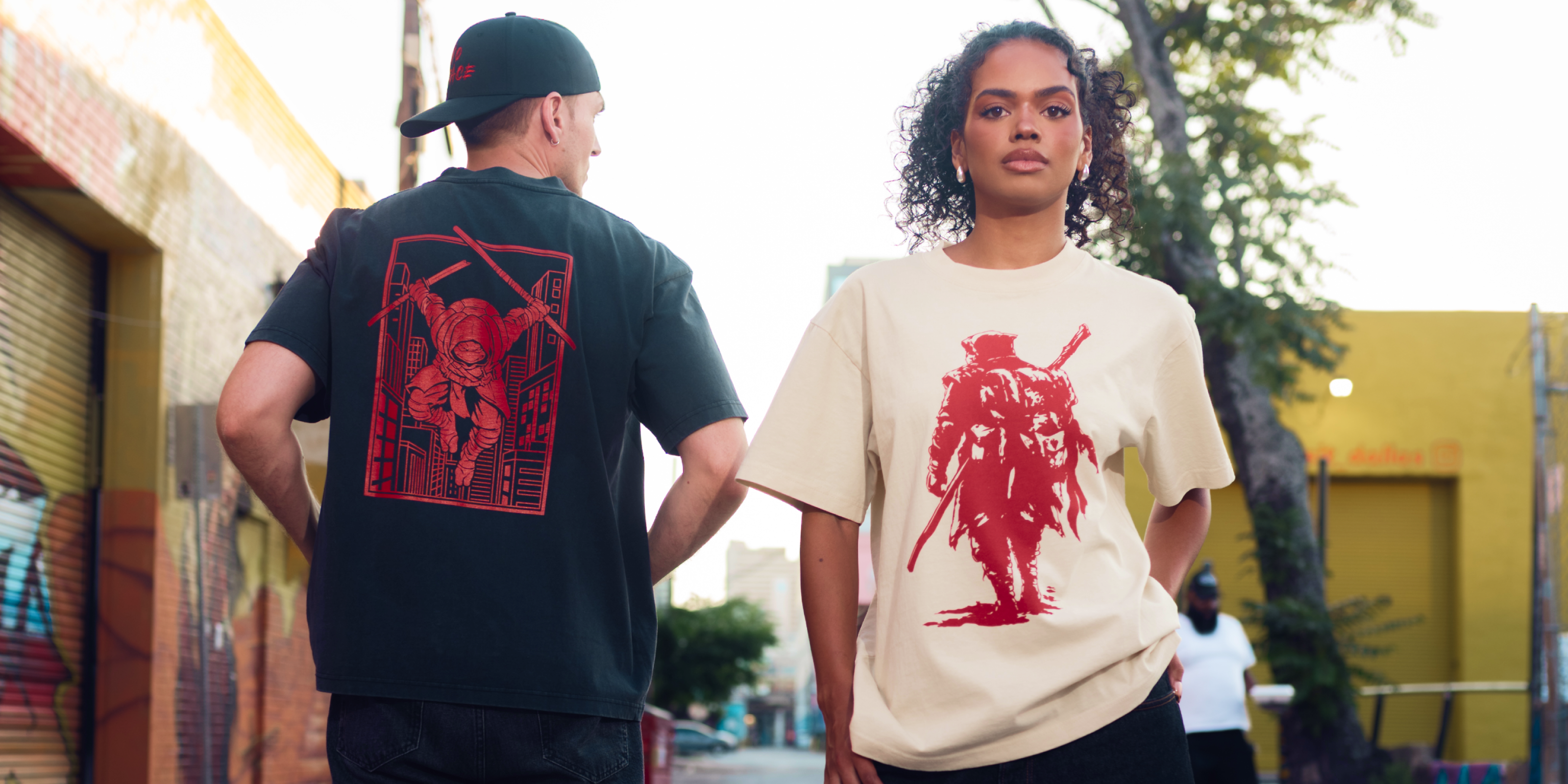 Front and Back Tee Design from Boss Logic X TMNT