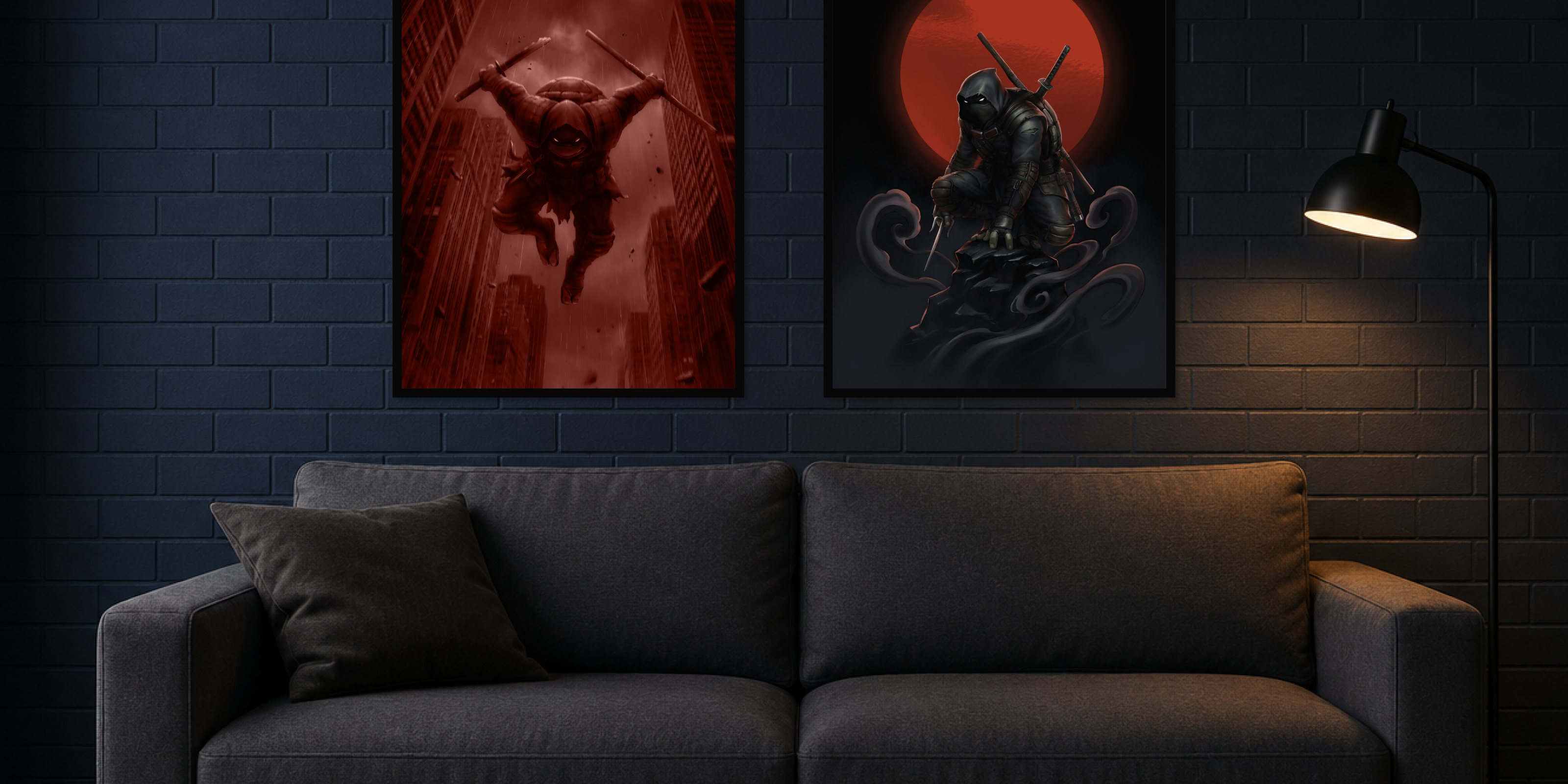 Two posters from BossLogic X TMNT 
