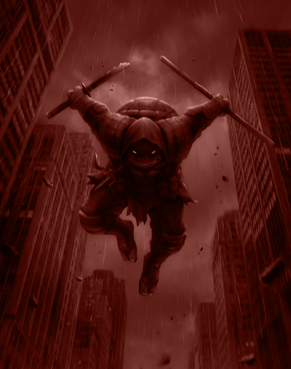 BossLogic x TMNT Last Ronin "City" Print