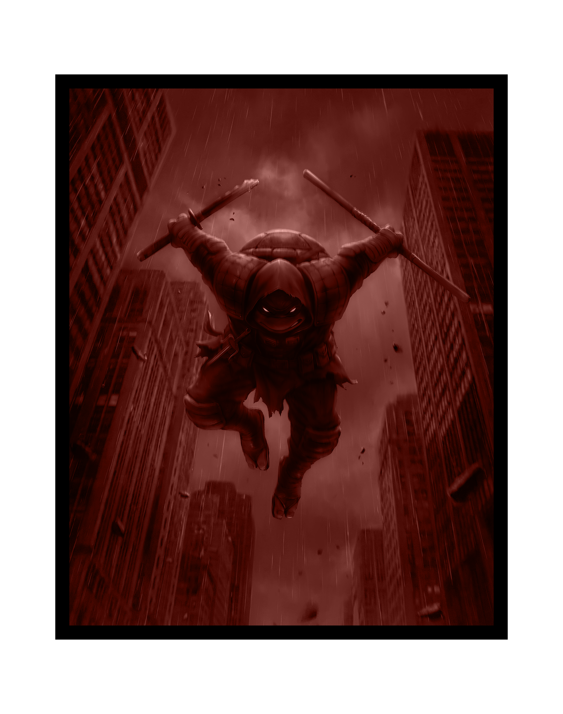 BossLogic x TMNT Last Ronin "City" Print
