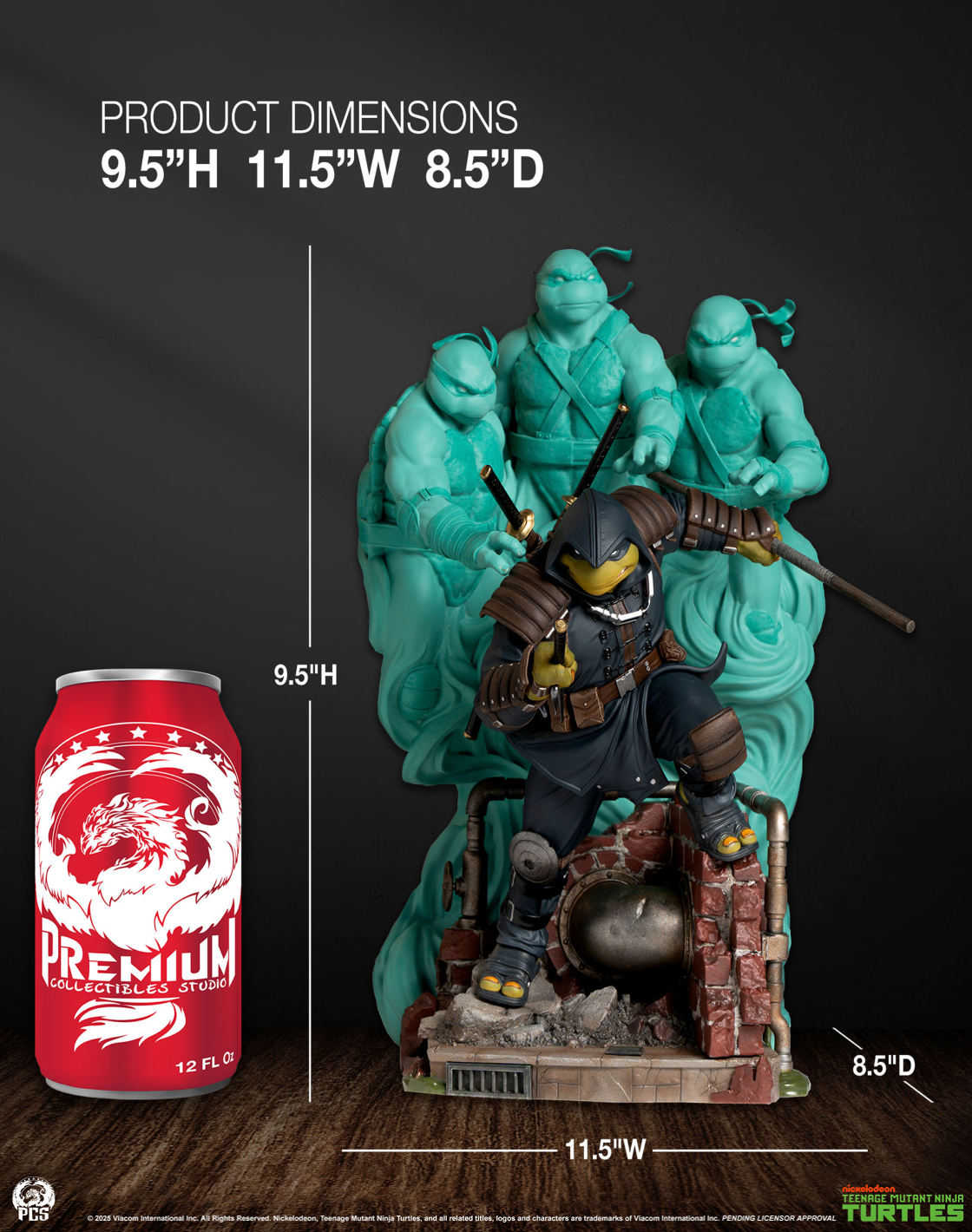 TMNT The Last Ronin Diorama 1:10 Scale