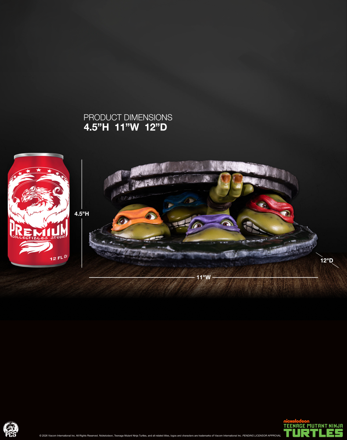 TMNT Underground 1:4 Scale Tabletop Edition