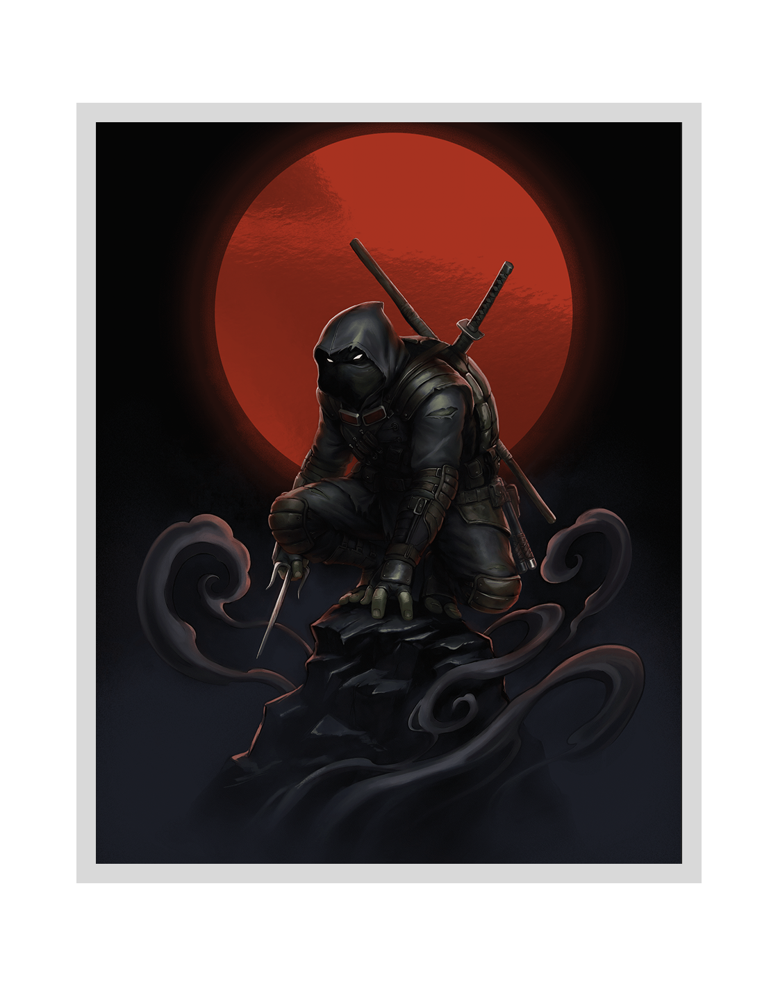 BossLogic x TMNT Last Ronin "Blood Moon" Limited Edition Print