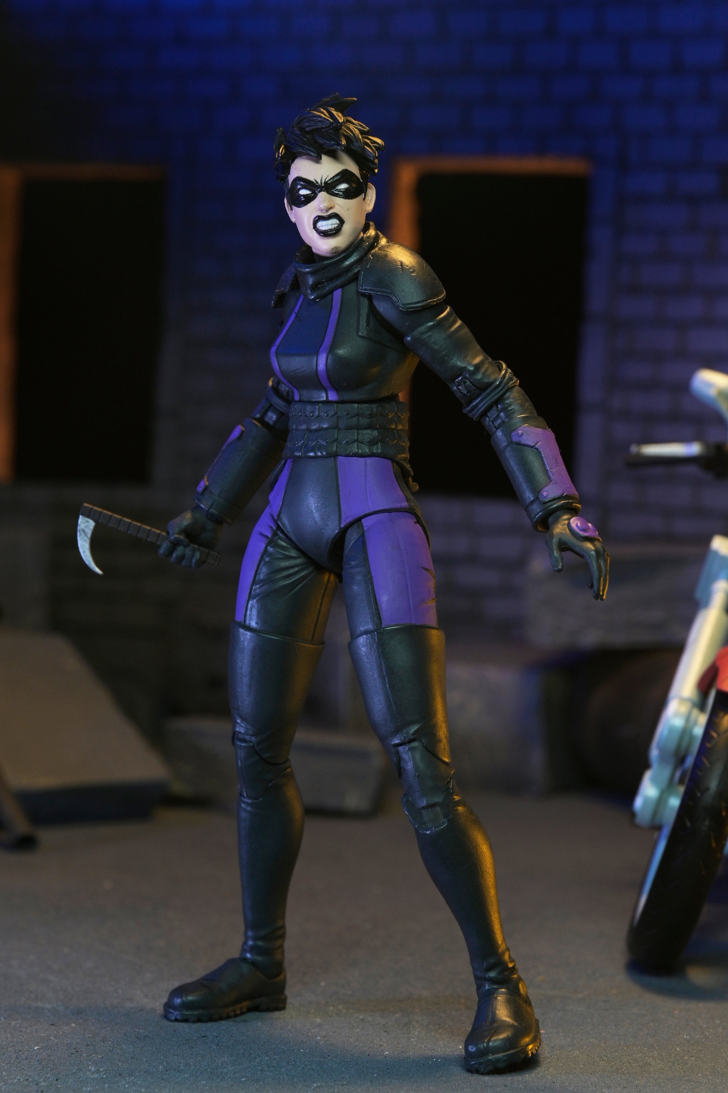 TMNT The Last Ronin - Casey Marie with Motorcycle 7" Scale Action Figure