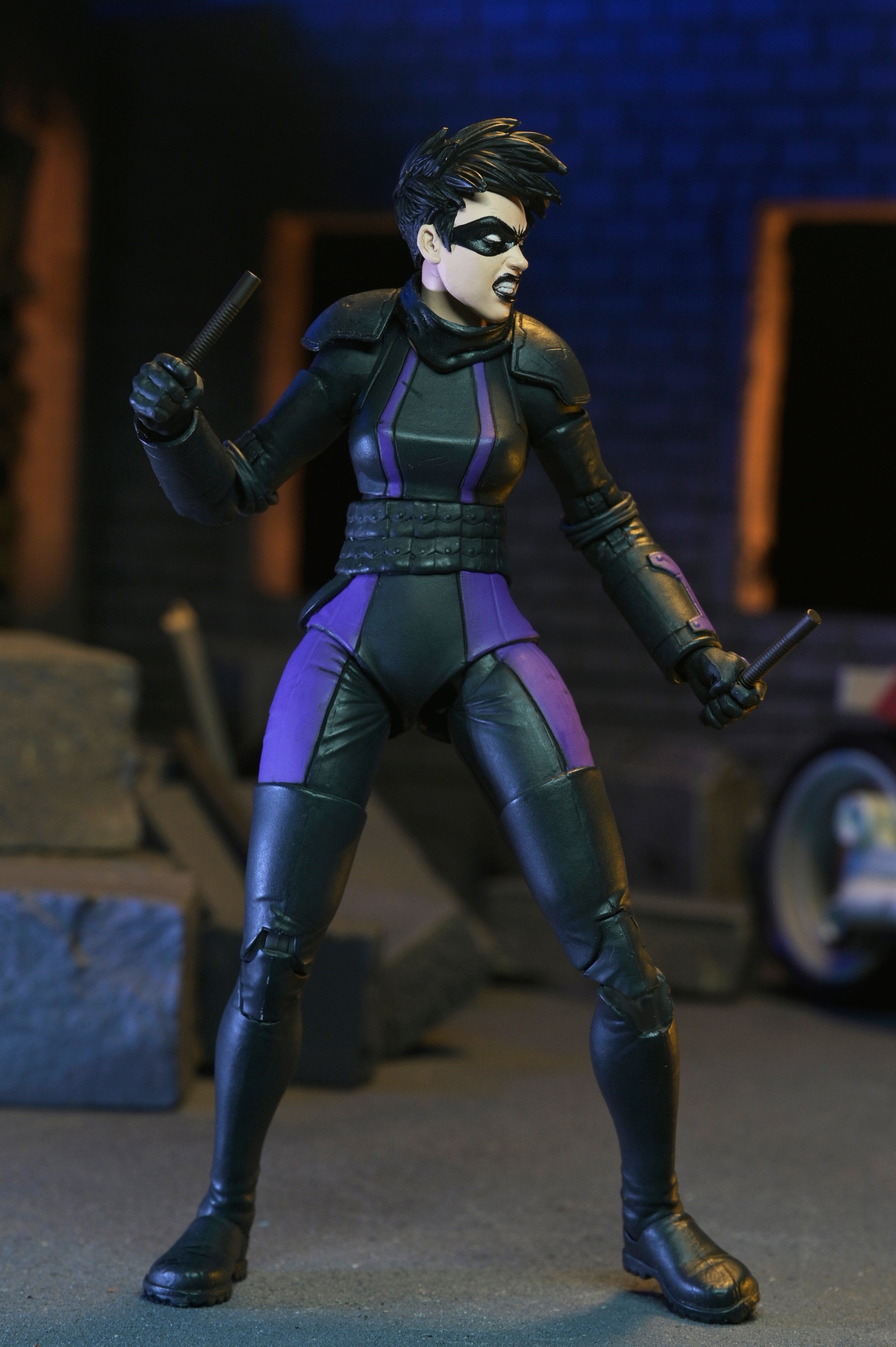 TMNT The Last Ronin - Casey Marie with Motorcycle 7" Scale Action Figure