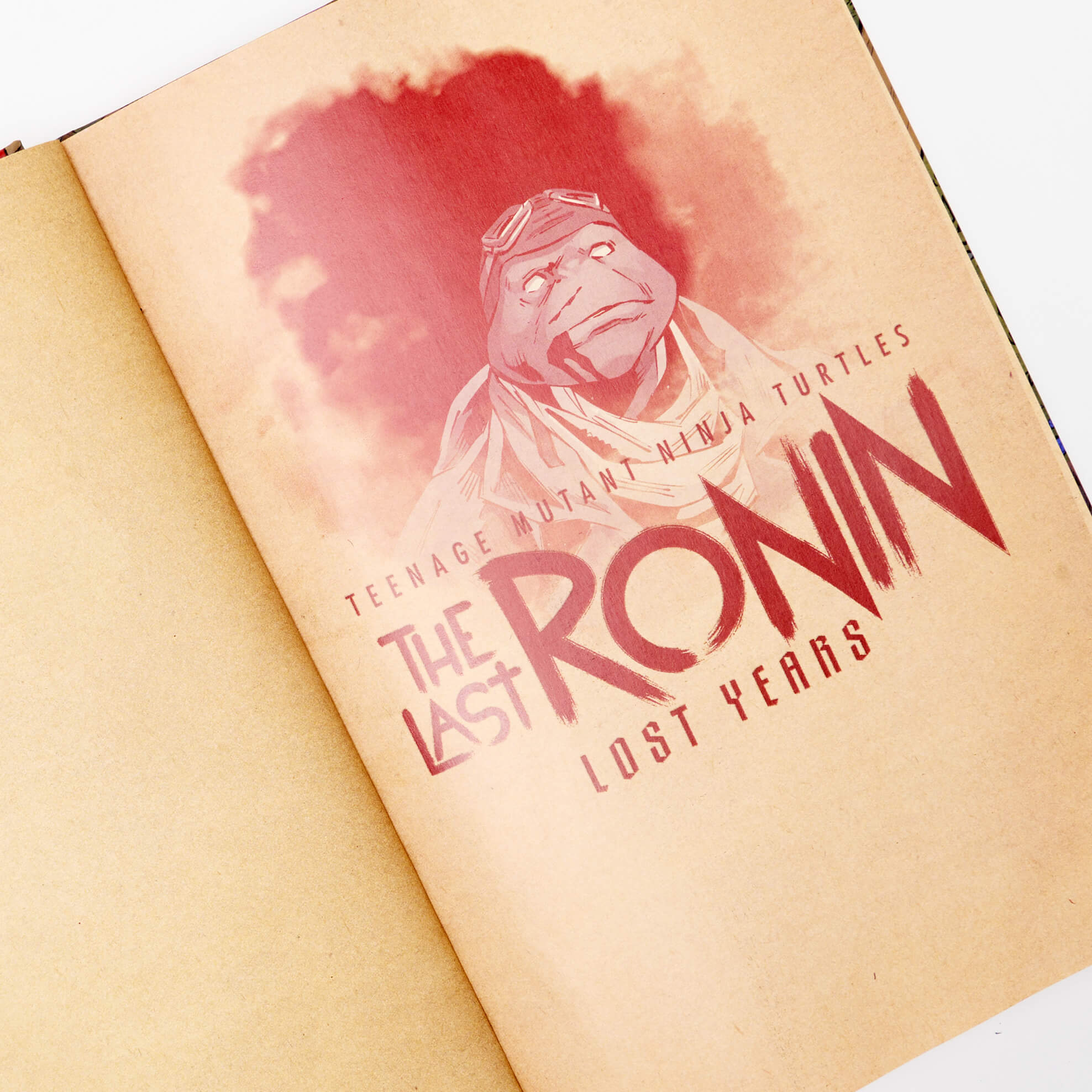 Book cover of 'The Last Ronin' with a character illustration and text on a beige background