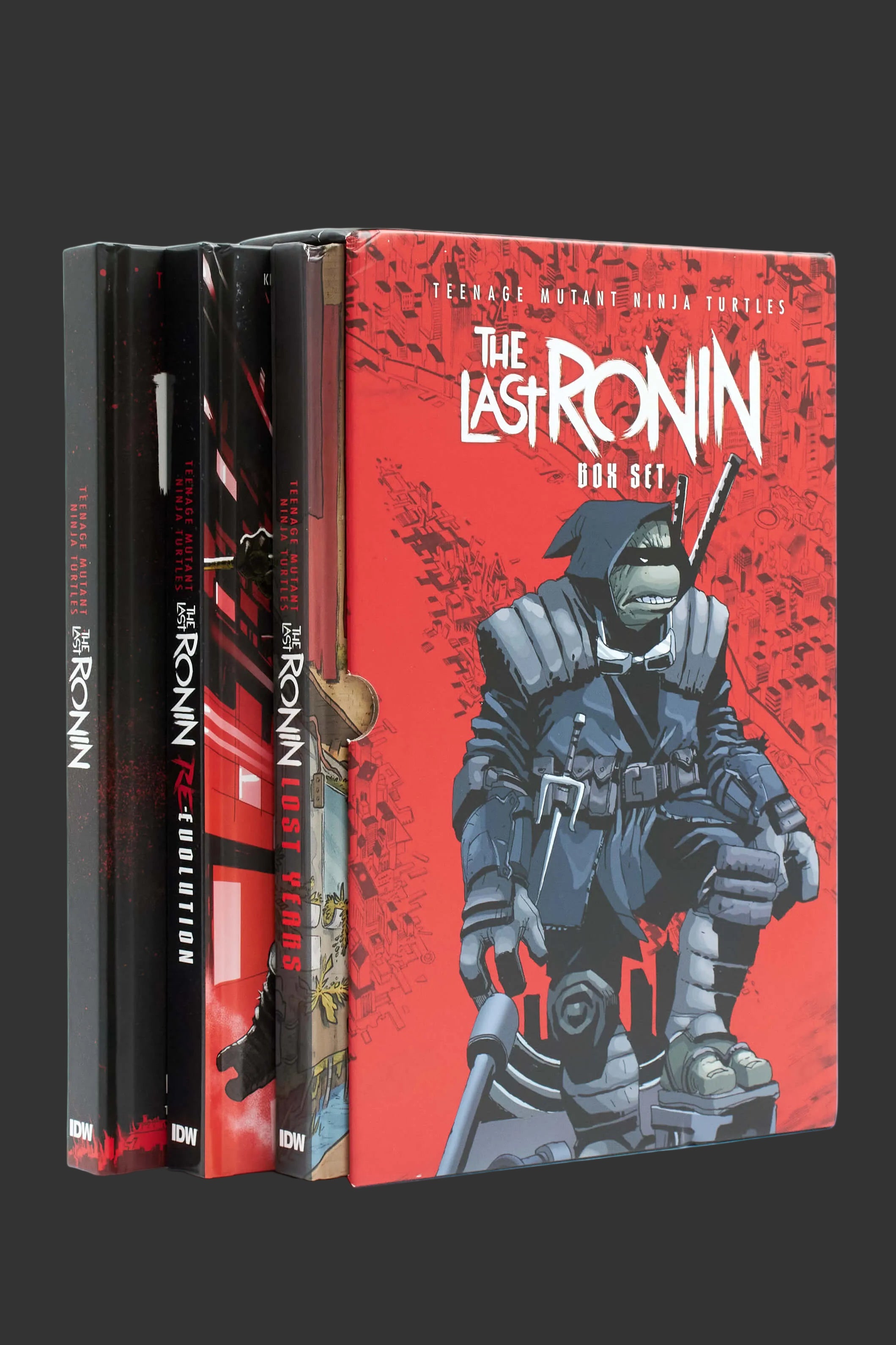 Three books titled 'The Last Ronin' set on a white background