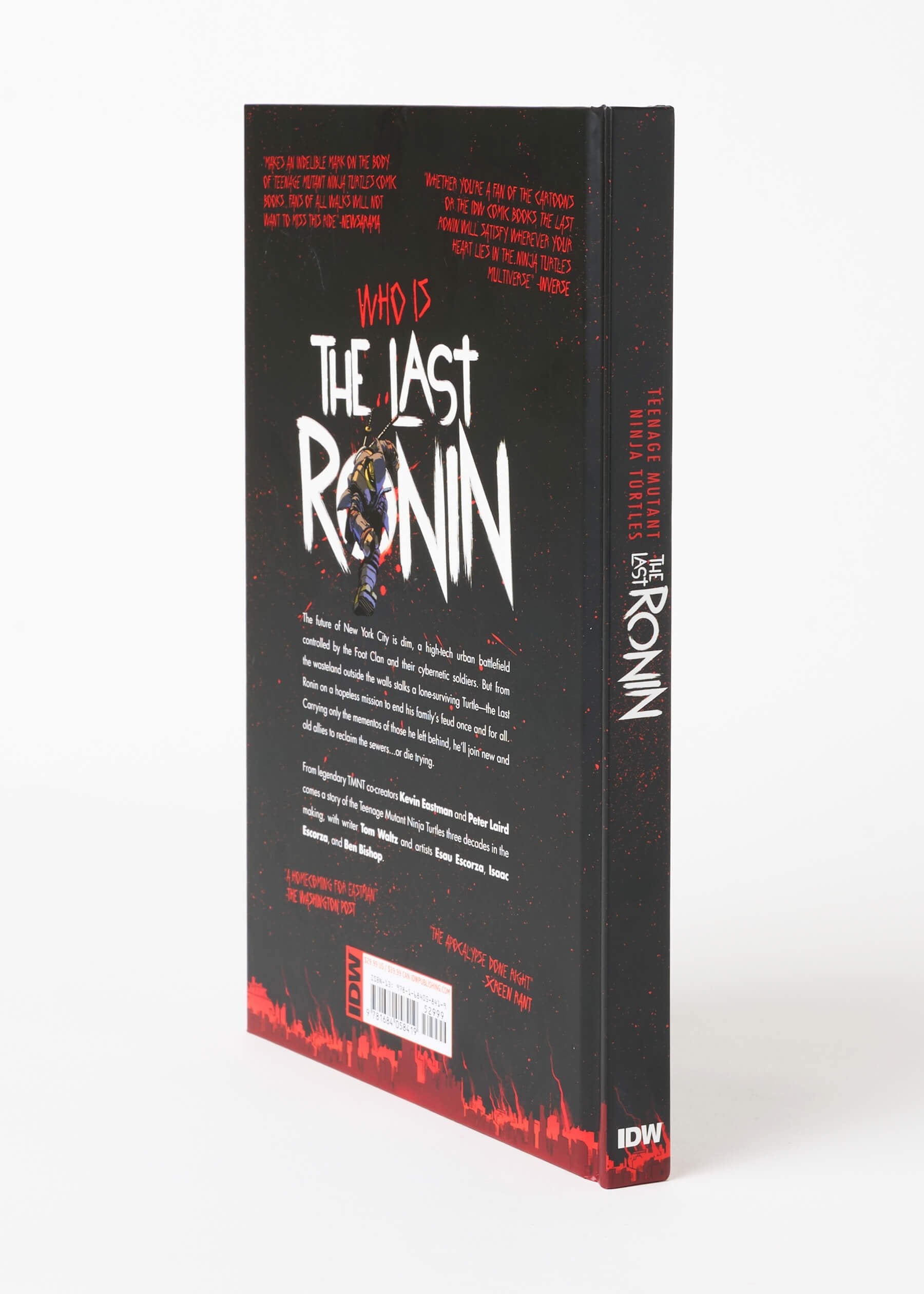 Book cover of 'The Last Ronin' with red and white text on a black background